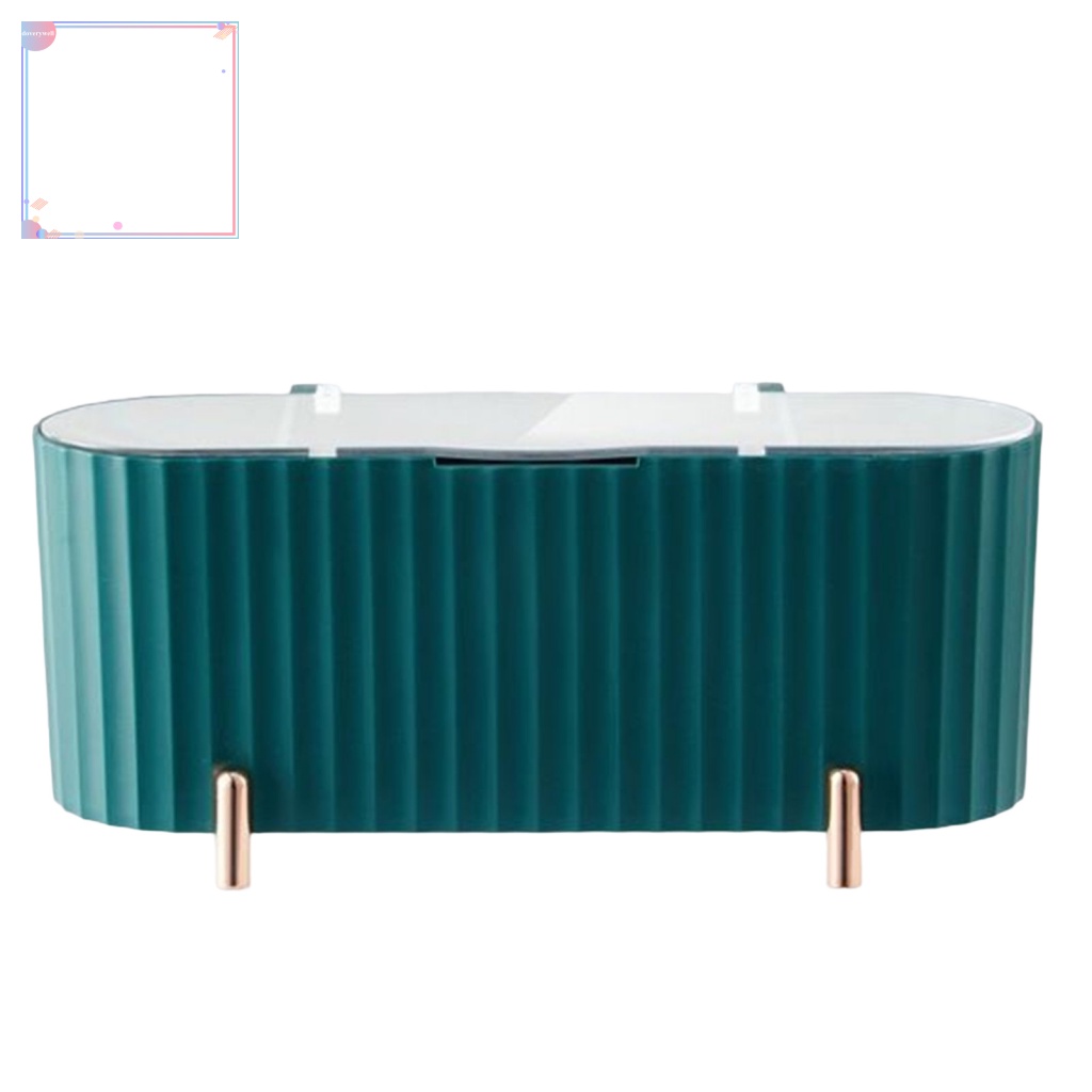 Hộp Đựng Bông Tẩy Trang Chống Ẩm Để Bàn Tiện Dụng