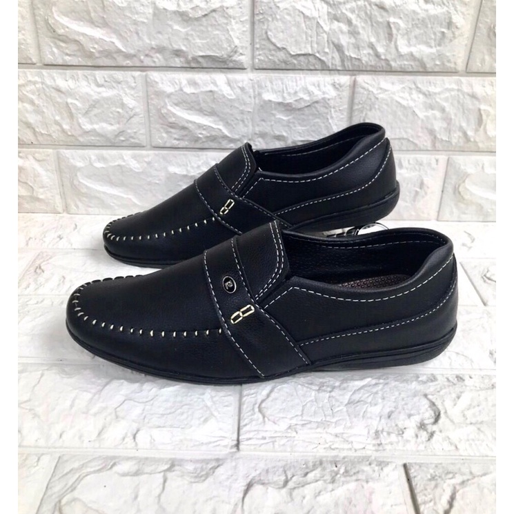 Giày mọi nam mẫu mới , phom đẹp , mã GM06 , size từ 39 - 44 , màu đen sang trọng lịch lãm