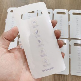 SAMSUNG S10 PLUS - DÁN PPF AG MỜ NHÁM CHỐNG VÂN TAY