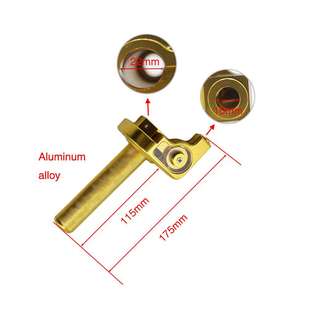 Phụ kiện tay thắng xoắn 22mm cho xe mô tô Zsdtrp 7/ 8 "