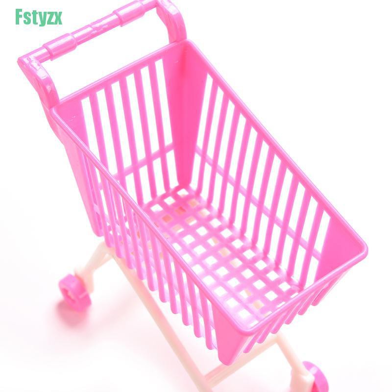 fstyzx 1 X Shopping Cart for Barbie Classic Toys Trolleys for Kids Girls Birthday Gift