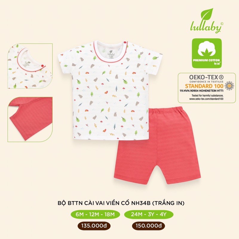 [ HOT SALE] Bộ Cộc Lullaby Cho Bé Trai Bé Gái