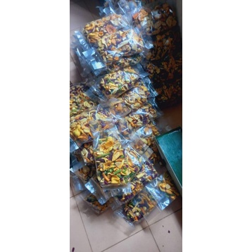 500g Hoa quả sấy thập cẩm, trái cây sấy vỡ