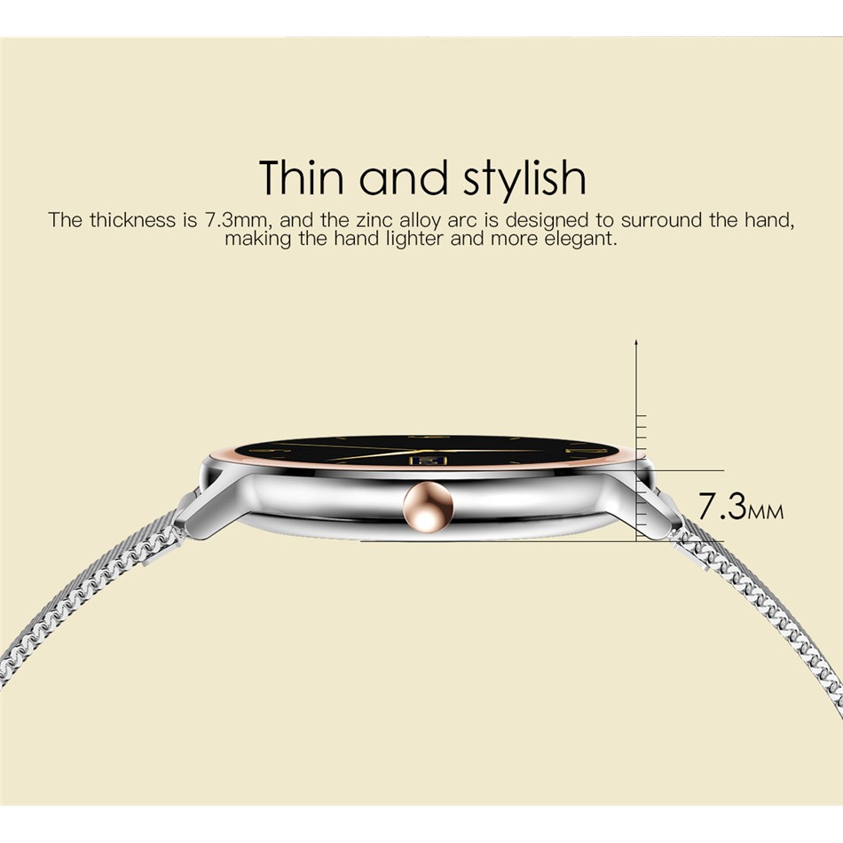 Đồng hồ thông minh LIGE màn hình IPS 1.10 inch chống nước đa năng cho nữ 