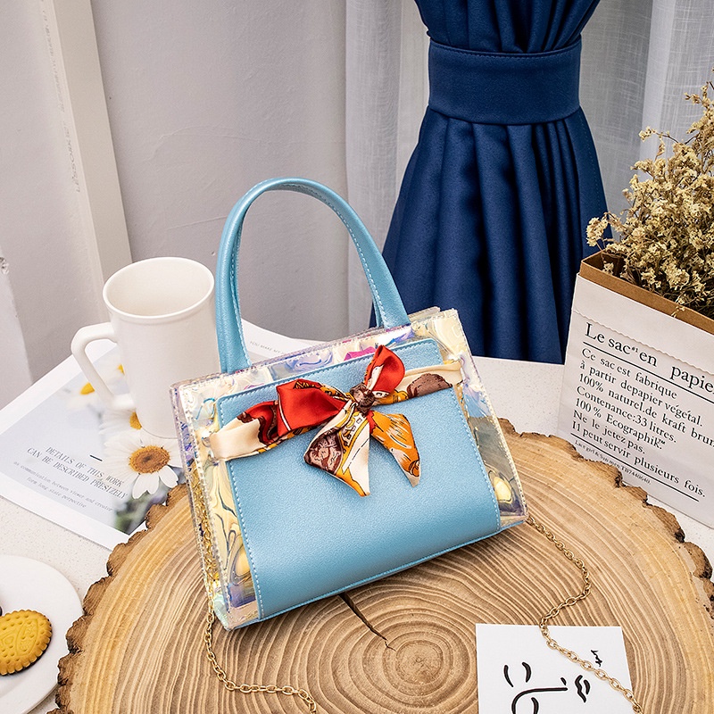 Túi xách IELGY đeo chéo vai đựng điện thoại di động phối lụa phong cách Hàn Quốc cho nữ