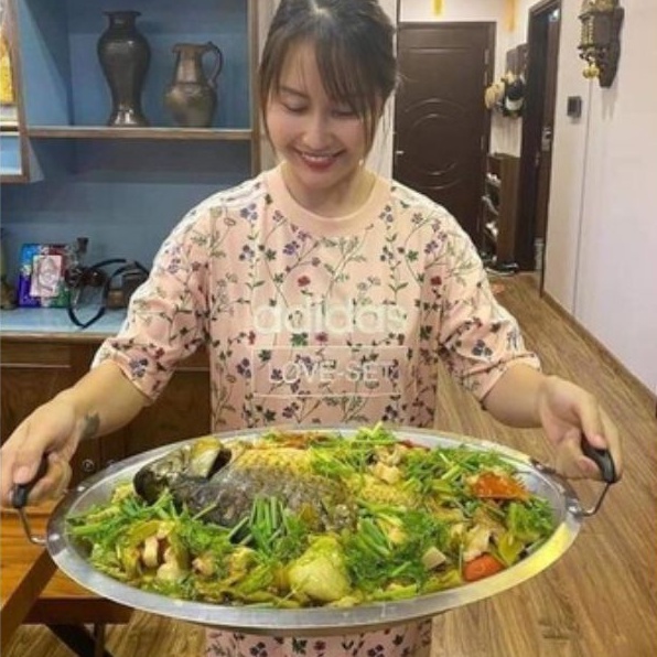 Nồi Lẩu Cá Chép Ôm Dưa Kèm Khay Loại Đẹp