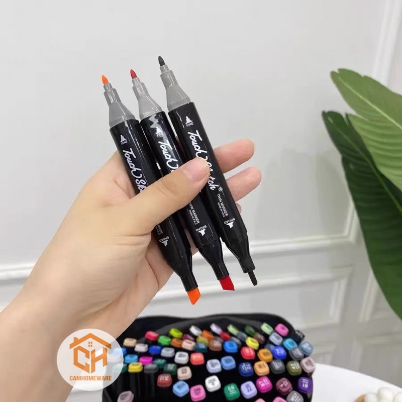 Hộp màu 48 Chi  Tiết Chuyên Nghiệp- Bút Màu Marker Touch Cool