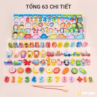 bộ đồ chơi gỗ thông minh