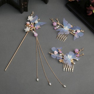 Set kẹp tóc phong cách hanfu xinh xắn cho nữ