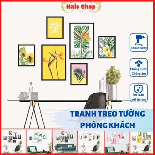 Tranh Canvas treo tường HALO - Bộ 6 khung tranh treo tường decor