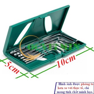 Shopee.vn/ocvitmin bộ khóa lục giác 7 cây đầu bi lục lăng thép svcm