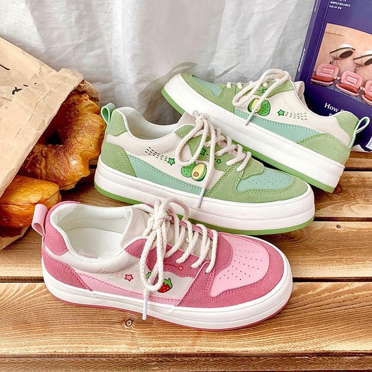 Giày Thể Thao Canvas Đế Dày Phong Cách Hong Kong Kiểu Mới Cho Nữ