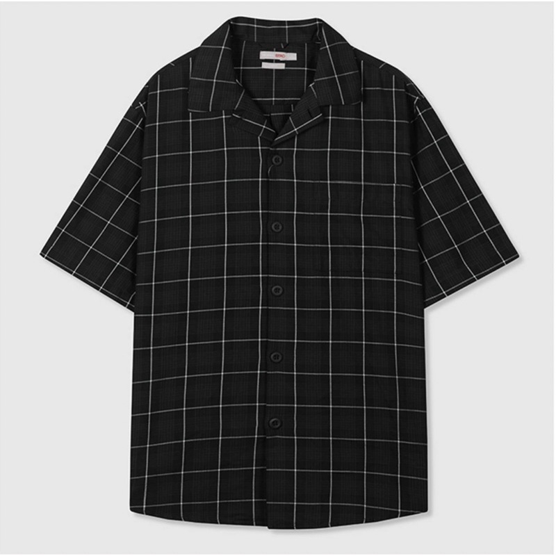 Áo sơ mi SPAO cổ Danton 100% cotton nhập chính hãng Hàn Quốc