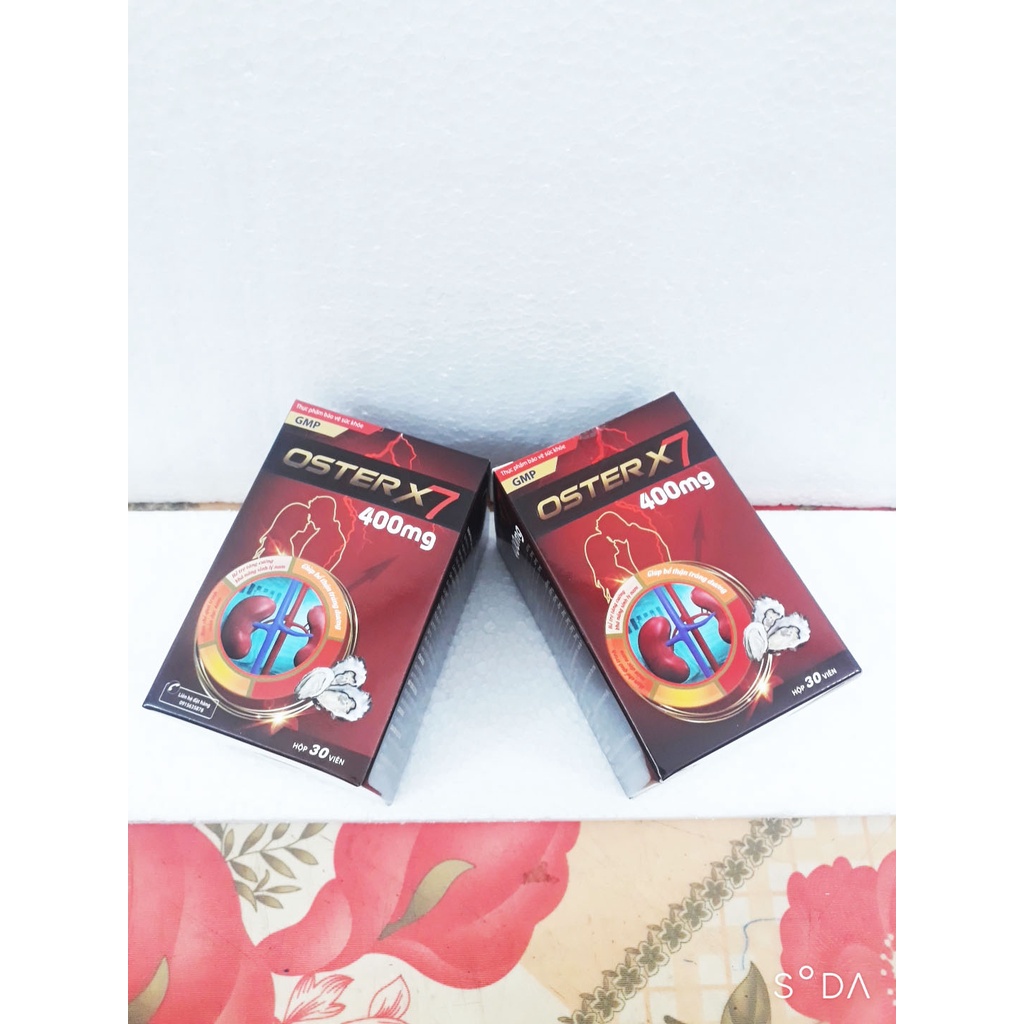 Viên hàu bổ thận nam OSTER X7, giúp bổ thận tráng dương, tăng cường khả năng sinh lý nam, hạn chế quá trình mãn d.ục nam