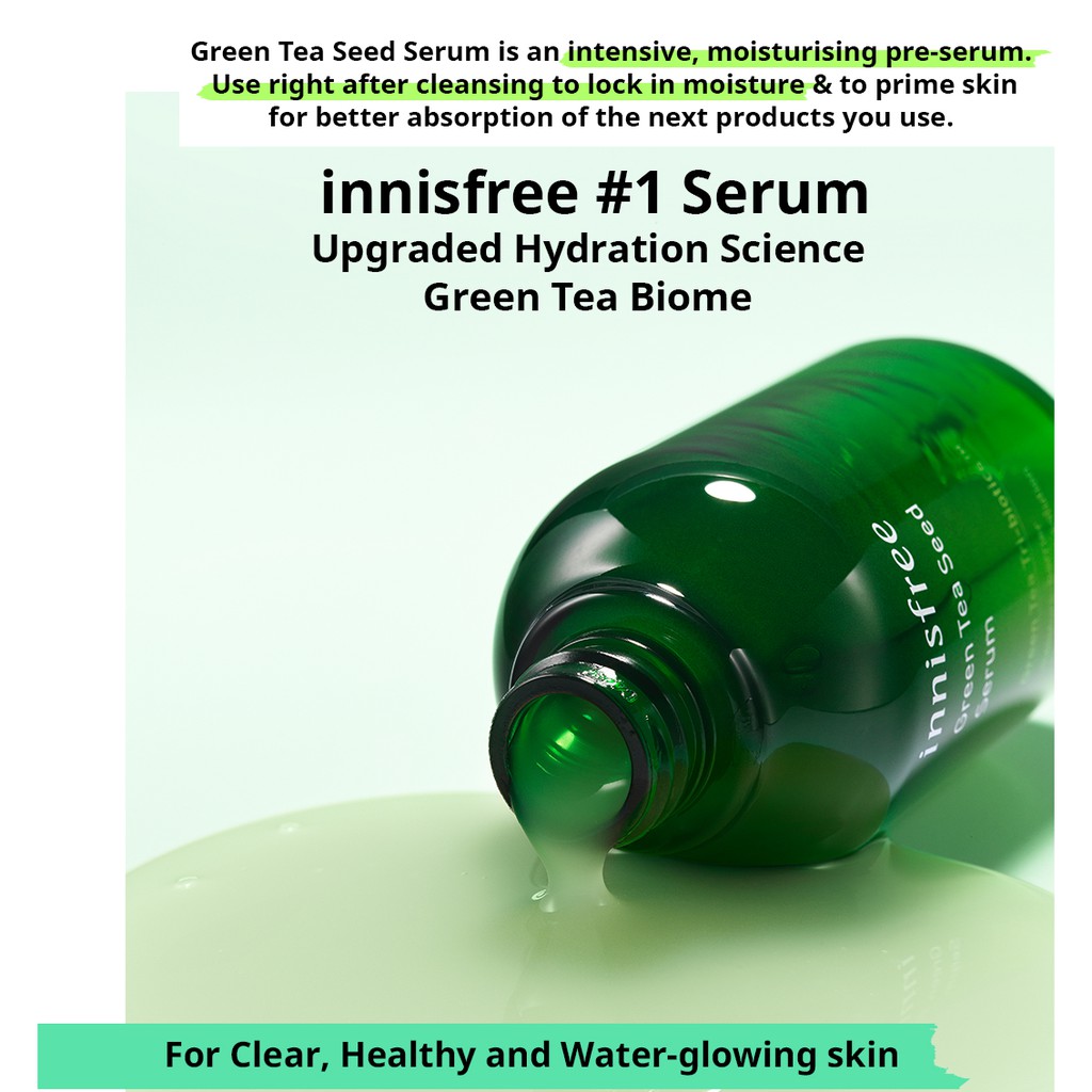 [Innisfree] Serum Hạt Trà Xanh  -  The Green Tea Seed Serum 80ml
