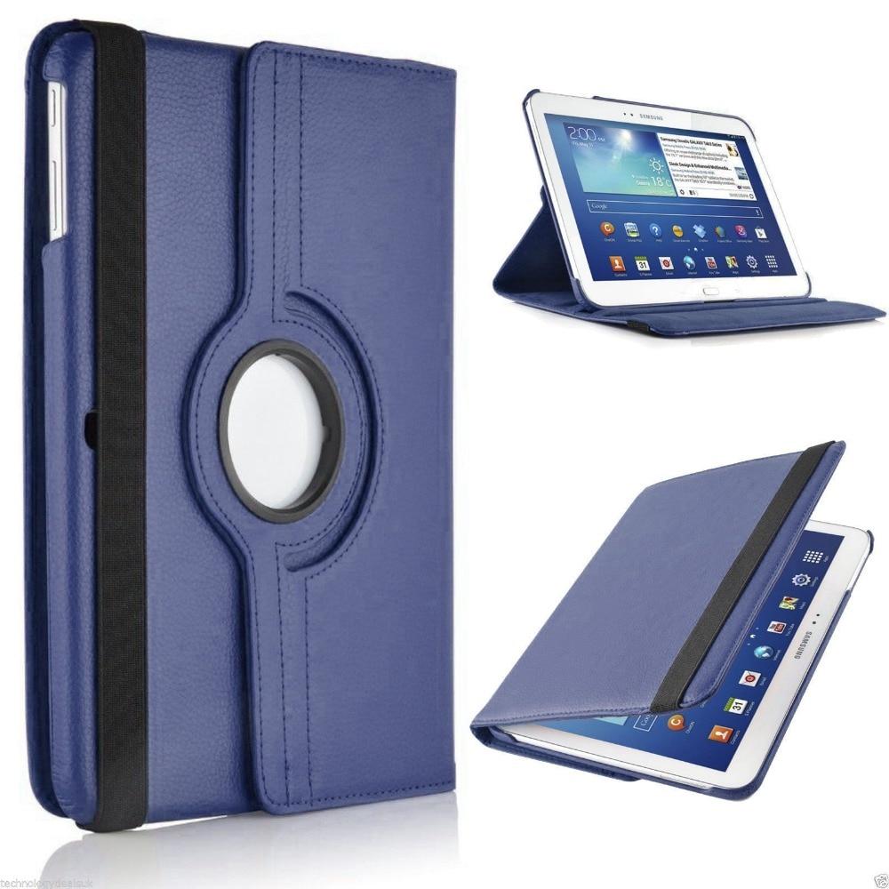 Ốp Bao Da PU Máy Tính Bảng Xoay 360 Độ Thông Minh Cho Samsung Galaxy Tab S 10.5 inch T800 T805 SM-T800 SM-T805 Ốp