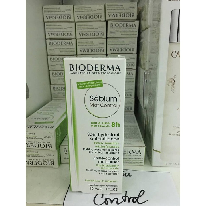 Kem dưỡng Bioderma Sébium Mat Control kiềm dầu thu nhỏ lỗ chân lông 30ml GentsOfficialStore