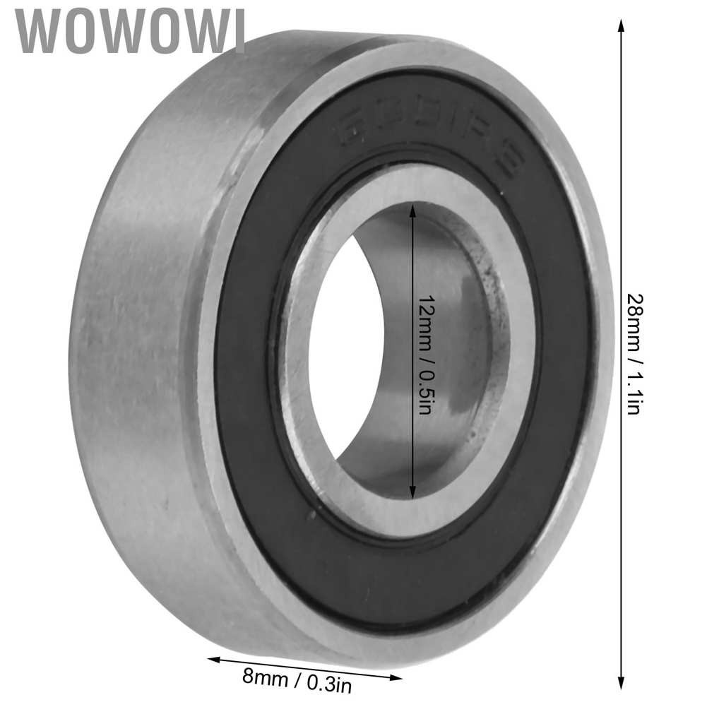 Wowowi 2pcs Ball Bearings Electric Scooter Rear Auxiliary Wheel for Xiaomi M365/PRO/PRO2