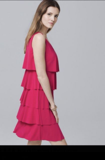 Đầm BCBG  ruffled dress