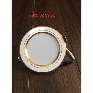 Đèn âm trần 7w Viền Vàng 3 mầu [SALE - CHÍNH HÃNG] MV-D701V-DM. Sản xuất tại Việt Nam. BH 2