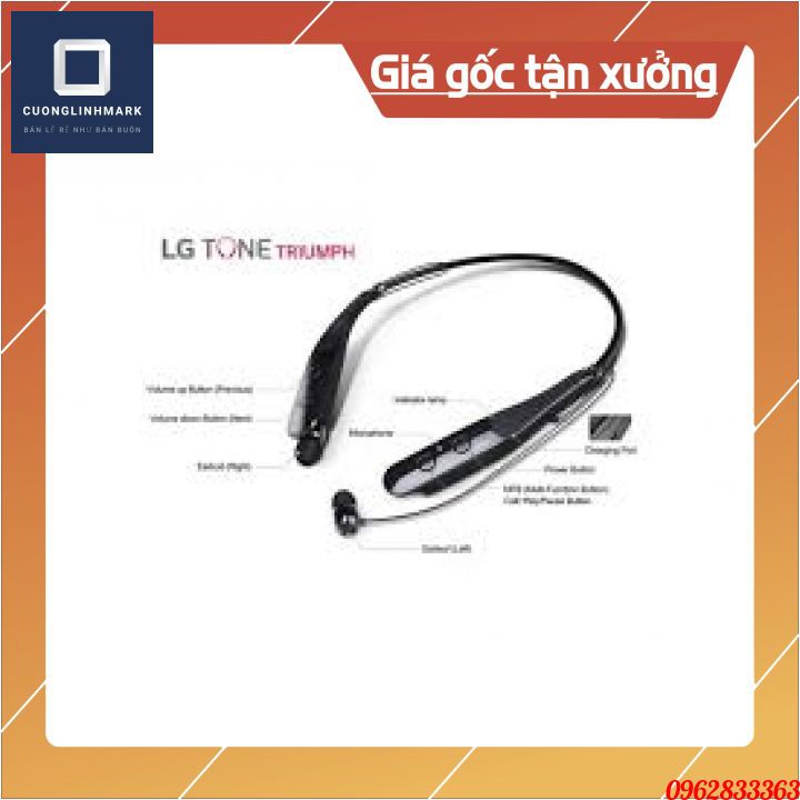 Xả Giá Gốc - Tai nghe Bluetooth LG HBS 510 - Hàng Chính Hãng -Bảo Hành 6t - Pin Cực Khủng - Dùng 15h