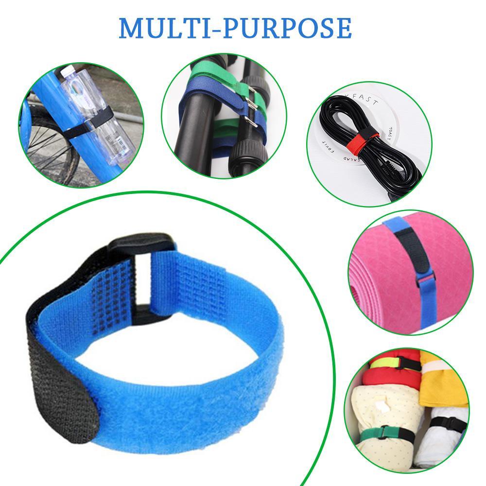 Set 10 Dây Buộc Màu Sắc Cầu Vồng Chất Lượng Cao