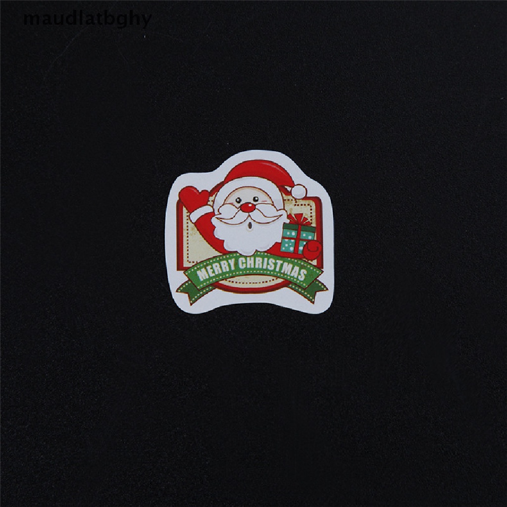 Malh 48pcs / Box Christmas Cake Decor Sticker Scrapbook Diy Diary Photo Album Label Decor .