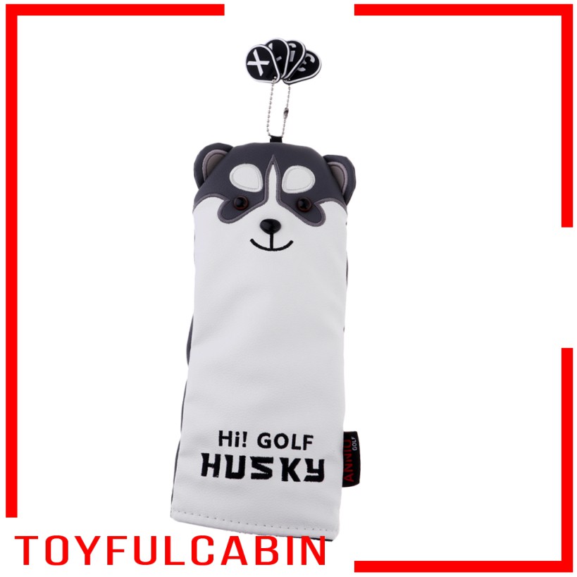 Vỏ Bọc Đầu Gậy Đánh Golf Bằng Gỗ In Họa Tiết Chú Chó Dễ Thương