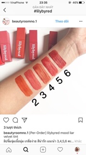 Son Lilybyred sale 50% (hàng order)