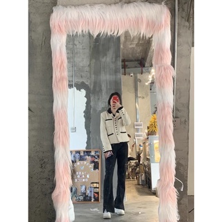[Order] Áo khoác dạ cổ vest phối màu