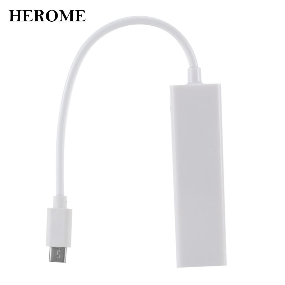 Bộ Chia 3 Cổng Usb Sang 3 Cổng Rj45 Ethernet Cho Macbook Pro