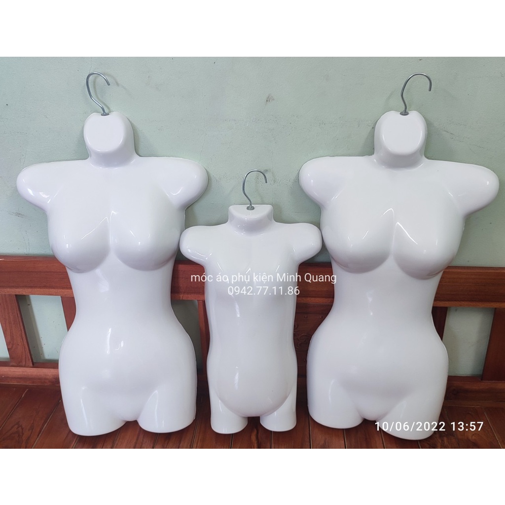 Combo 5 manocanh máng, ma-nơ-canh nhựa nửa người