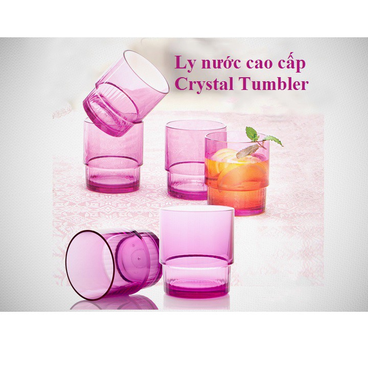 Bộ 6 ly uống nước Tupperware Crystal Tumbler