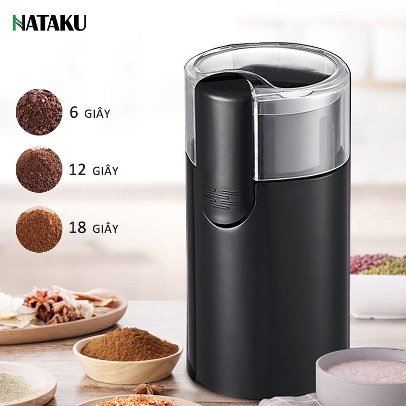【 6 Đến 18 Giây】Máy Xay Hạt Khô, Máy Xay Bột Ngũ Cốc, Cafe, Thảo Dược, Các Loại Hạt Cực Nhanh