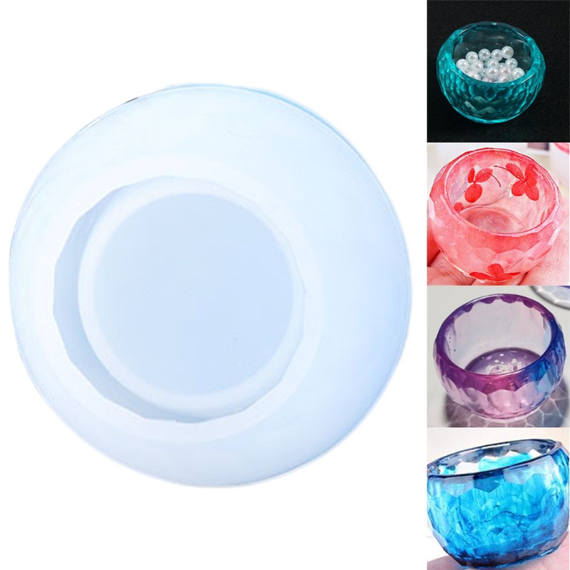 Khuôn Silicone Làm Bát Đĩa Nhựa Resin Epoxy UV DIY