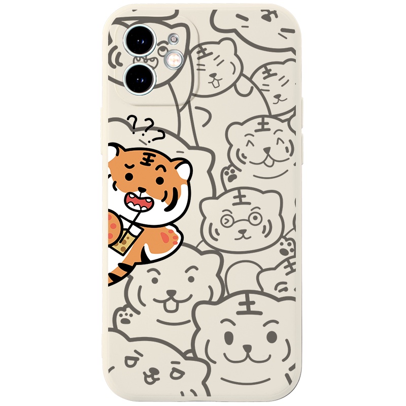 Ốp Điện Thoại JURSUE hoạt hình cặp đôi dễ thương đẹp Compatible for iPhone 14 13 12 11 Pro Max SE 2020 X XR XS 8 7 ip 6S 6 Plus kute XYA1391