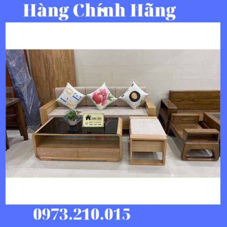 HÀNG CHÍNH HÃNG  Sofa gỗ sồi nga 100% văng dài 2m giá gốc tại xưởng màu gỗ tự nhiên, màu óc chó…