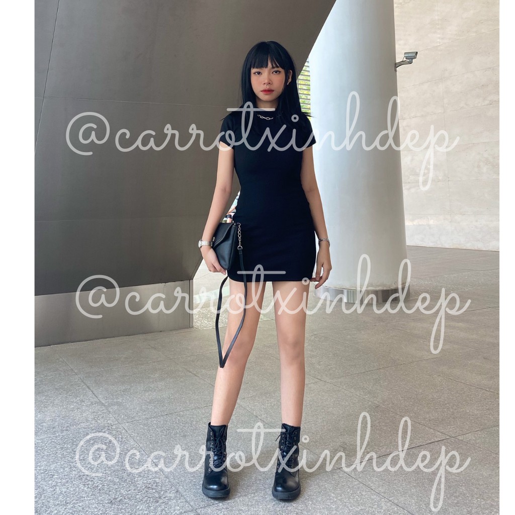 VÁY HỞ LƯNG CỘT DÂY TAY NGẮN FREESIZE DƯỚI 55KG 💖💖💖 | BigBuy360 - bigbuy360.vn