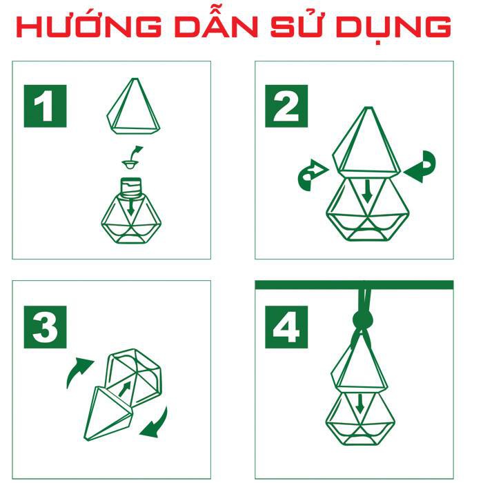 Tinh dầu treo xe hương bạc hà