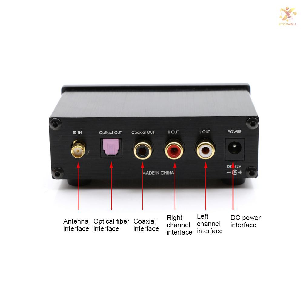 Bộ Khuếch Đại Âm Thanh Hifi Bluetooth Kỹ Thuật Số Công Suất Cao Fx-Audio Mimuse-01 Pro Dc12V / 1a