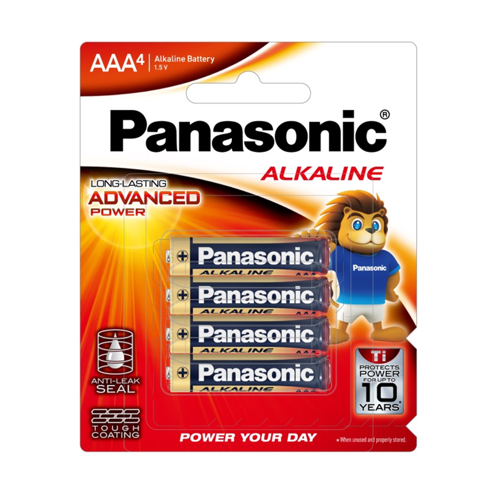 Vỉ Pin kiềm Panasonic Alkaline AAA LR03T/2B-V (4 viên) – Hàng Chính Hãng