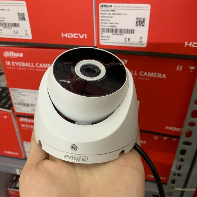 Camera Dome HDCVI hồng ngoại 2.0 Megapixel DAHUA HAC-T2A21P - Hàng chính hãng