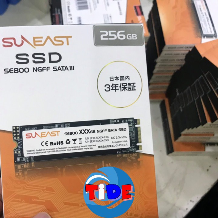 Ổ cứng SSD M2 SunEast 256GB nội địa Nhật Bản – CHÍNH HÃNG – Bảo hành 3 năm