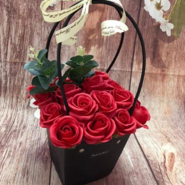 Giỏ hoa sáp thơm vĩnh cửu