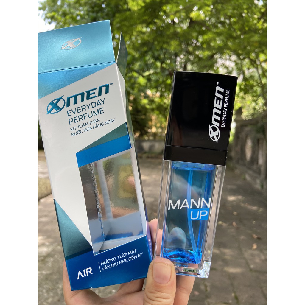 Xịt toàn thân Nam Xmen 50ml Mann Up với kiểu dáng và thiết kế hiện đại dành riêng cho Nam giới