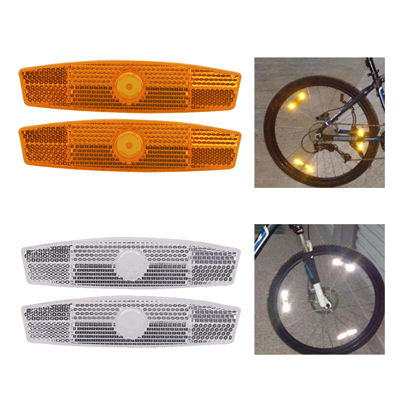 Bicycle Reflective Spokes Steel Ring Mountain Bike Reflective Strip Card Reflective Bicycle Riding Equipment