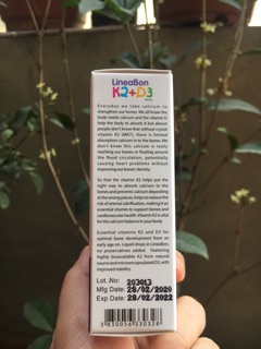 [Tặng quà] LineaBon K2+D3 Vitamin tăng chiều cao