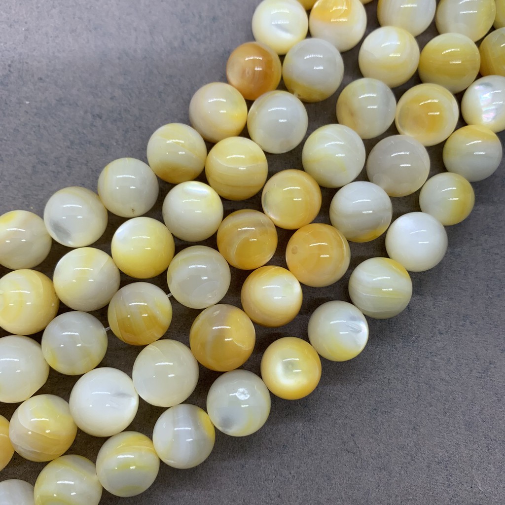 Chuỗi Hạt Ngọc Trai 4-10mm Hình Bướm Vỏ Sò Vàng Tự Nhiên Dùng Làm Trang