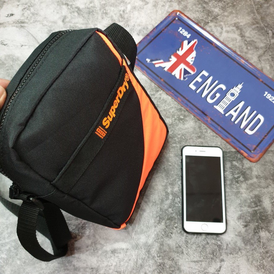 Túi đeo chéo Shoulder Bags Black/Orange