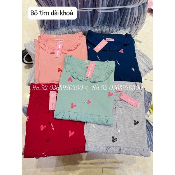 Bộ tim khoá dài cho bầu và sau sinh siêu xinh